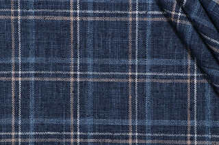 P Kaufmann Inwood Plaid Woven Decorator Fabric in Liberty 