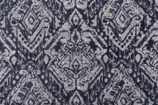 P Kaufmann Rivas Woven Chenille Upholstery Fabric in Ink 