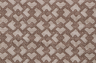 Magnolia Home Byers Printed Polyester Outdoor Fabric in Caramel 