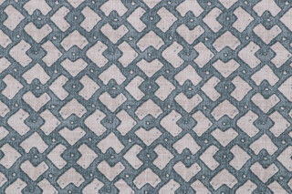 Magnolia Home Byers Printed Polyester Outdoor Fabric in Spa 
