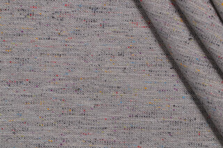 Graffiti Woven Upholstery Fabric in Grey 