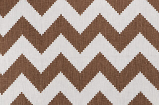 Jonathan Adler Limitless Printed Linen Drapery Fabric in Java for Kravet CLOSEOUT
