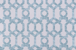 Mill Creek Widegren Printed Cotton Drapery Fabric in Breeze