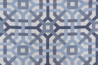 Scalamandre Amazed Woven Polyolefin Outdoor Fabric in Denim