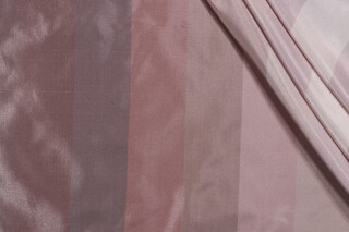 Sheri Stripe Drapery Fabric in Mauve