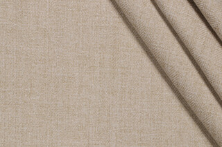 1 Yard Crypton Heather High Performance Woven Upholstery Fabric in Flax