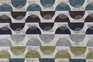 Robles Woven Chenille Upholstery Fabric in Oasis 
