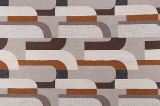 Golding Millstone Woven Chenille Upholstery Fabric in Spice 