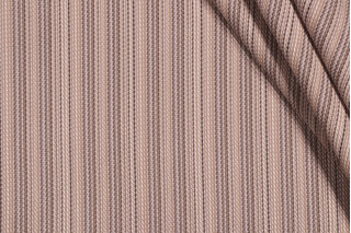 Woven Stripe Woven Outdoor Fabric in Saddle