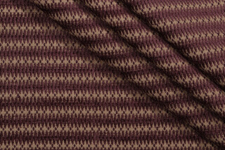 Thibaut Current W99219 Chenille Upholstery Fabric in Eggplant