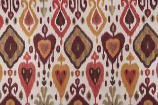 Taraji Printed Drapery Fabric in Lux