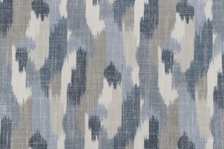 Richloom Shakti Printed Drapery Fabric in Slate 