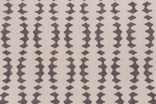 Delmer Printed Chenille Decorator Fabric in Granite