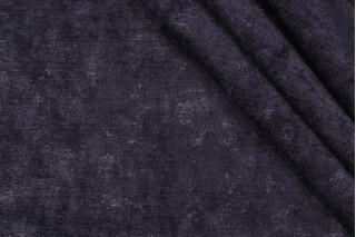 Crypton Zara High Performance Chenille Upholstery Fabric in Navy