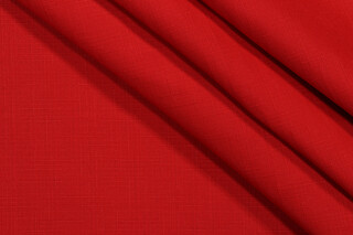 Solid Woven Polyester Outdoor Fabric in Red