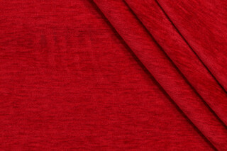 Minton Woven Chenille Upholstery Fabric in Lipstick