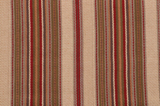 Laura & Kiran Stripe Woven Upholstery Fabric in Desert