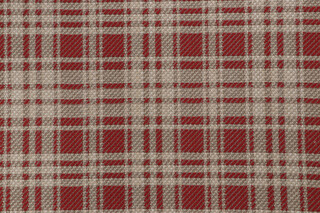 6.88 Yard Crypton Megalli High Performance Woven Upholstery Fabric in Crimson