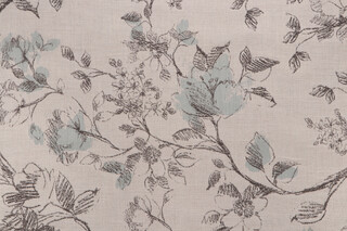 Sunbrella Saga Woven Solution Dyed Acrylic Outdoor Fabric in Seaglass