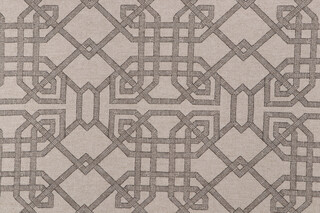 Lacefield Arbor Printed Drapery Fabric in Stone
