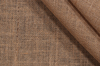 Metallic Burlap Decorator Fabric in Silver/Natural