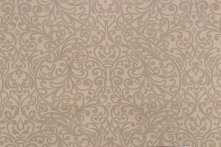 Selene Damask Decorator Fabric in Platinum