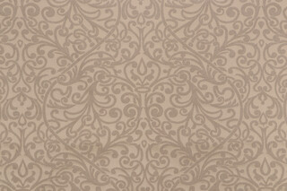 Selene Damask Decorator Fabric in Platinum