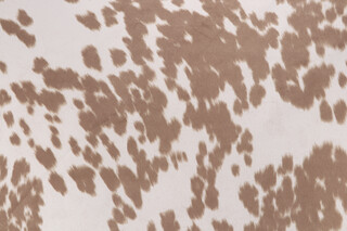Morgan Fabrics Udder Madness Velveteen Decorator Fabric in Chestnut