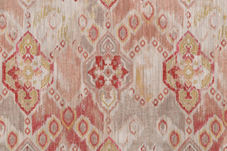 1 Yard Richloom Yucatan Printed Cotton Blend Drapery Fabric in Adobe