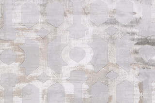 Henriette Damask Decorator Fabric in Pearl