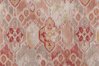 1 Yard Richloom Yucatan Printed Cotton Blend Drapery Fabric in Adobe