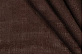 Kaufmann Slubby Linen Woven Decorator Fabric in Walnut