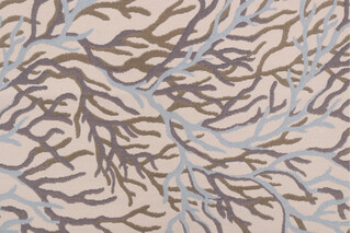 Coral Reef Tapestry Upholstery Fabric in River