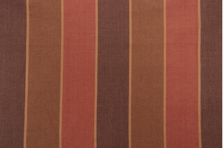 Thibaut Harper Stripe W84006 Woven Upholstery Fabric in Brown