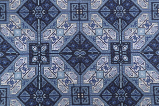 Crypton High Performance Woven Chenille Upholstery Fabric in Denim