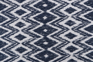 Thibaut Indira W80774 Woven Solution Dyed Acrylic Chenille Outdoor Fabric in Indigo