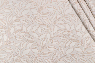 Tatiana Woven Upholstery Fabric in Pearl