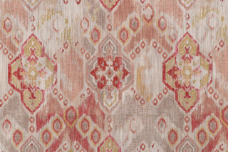 1 Yard Richloom Yucatan Printed Cotton Blend Drapery Fabric in Adobe