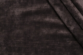 1 Yard Umbria Velvet Upholstery Fabric in Truffle