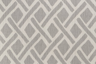 Portfolio Printed Linen Drapery Fabric in Dove