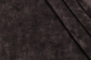 Umbria Linen Velvet Upholstery Fabric in Truffle