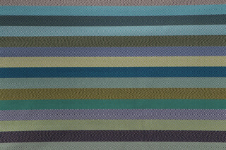 Signature Stripe Woven Decorator Fabric in Azure