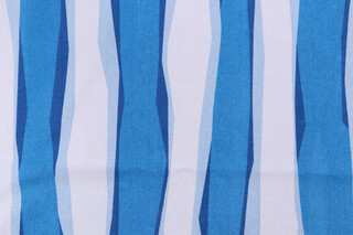 Domino Martin Line Printed Cotton Drapery Fabric in High Noon for Robert Allen