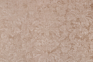 PK Lifestyles Veneto Chenille Damask Upholstery Fabric in Wheat 