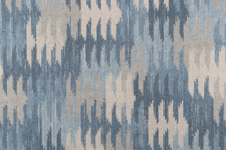 Sample of PK Lifestyles High Notes Printed Decorator Fabric in Denim 