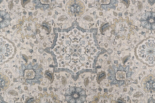PK Lifestyles Divine Details Printed Chenille Decorator Fabric in Pewter 