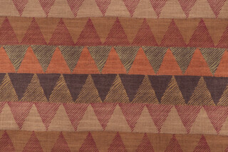 PK Lifestyles Ground Level Printed Cotton Blend Drapery Fabric in Sunset 