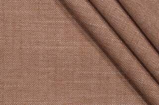 PK Lifestyles Paxton Woven Upholstery Fabric in Cognac 