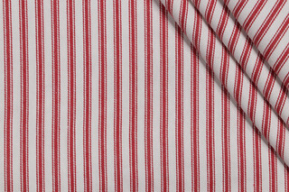 PK Lifestyles Essential Woven Cotton Twill Decorator Fabric in Red 