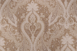 PK Lifestyles Woven Through Printed Chenille Upholstery Fabric in Camel 
